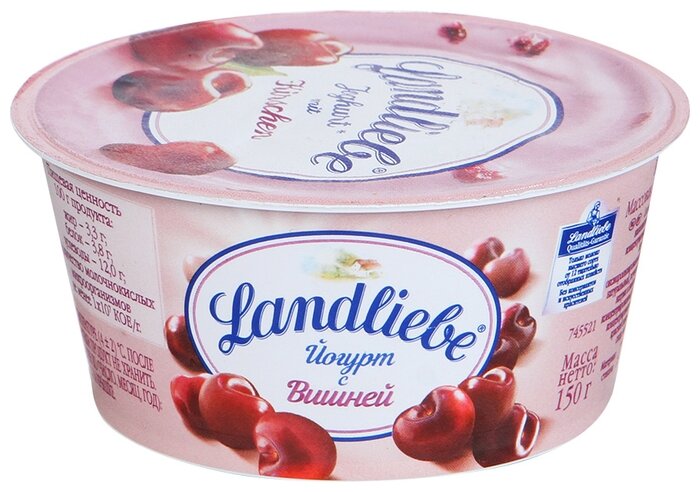 Йогурт Landliebe с вишней 3.3%, 150 г (фото modal 1)