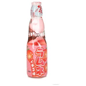 Газированный напиток Hatakosen Ramune Клубника (фото modal nav 1)
