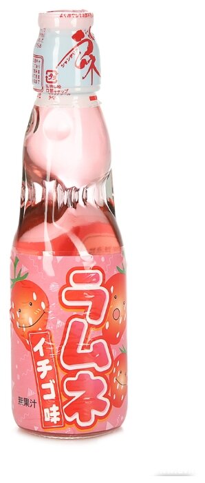 Газированный напиток Hatakosen Ramune Клубника (фото modal 1)