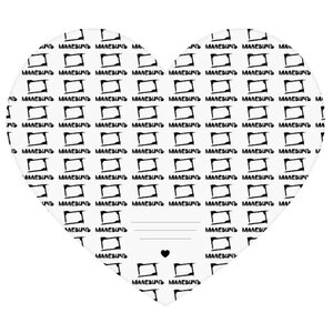 Холст Малевичъ на картоне в форме сердца 20х17,5 см (220120) (фото modal nav 2)