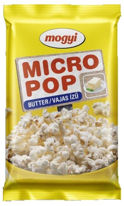 Попкорн Mogyi Micropop со вкусом сливочного масла в зернах, 100 г (фото modal 1)