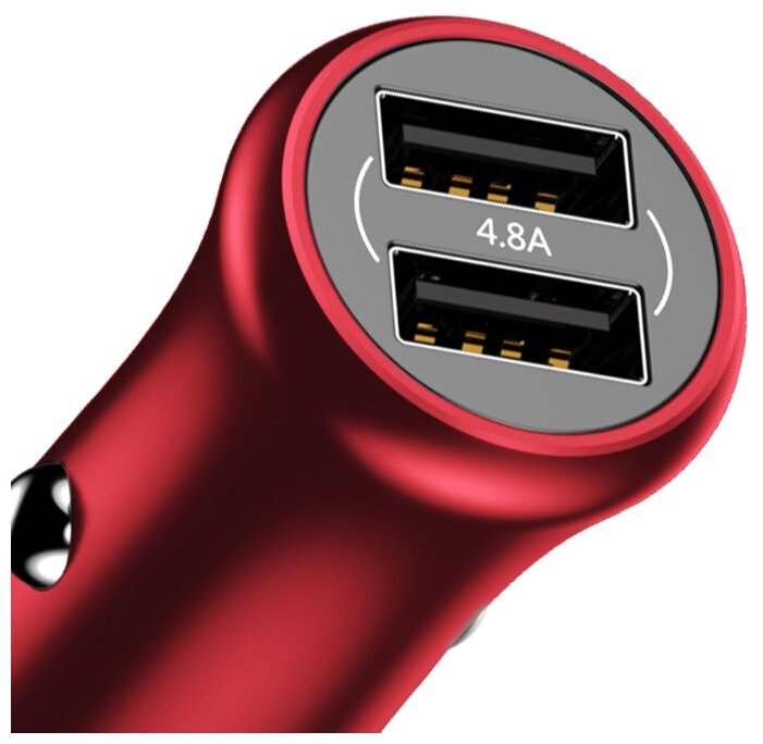 Автомобильная зарядка Baseus Dual-USB Car Charger 4.8A CCALL-GB01/GB09 (фото modal 13)