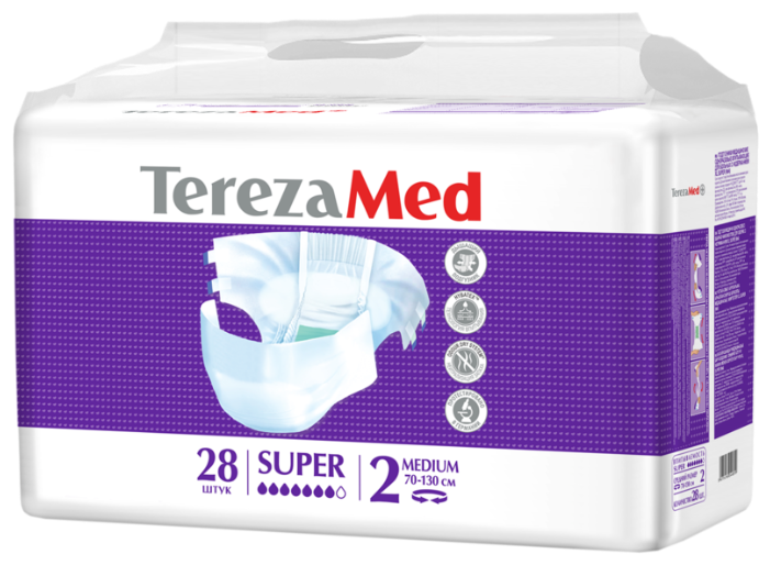 Подгузники для взрослых TerezaMed Super (28 шт.) (фото modal 1)