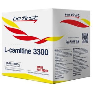 Be First L-карнитин 3300 (20 шт.) (25 мл) (фото modal nav 1)