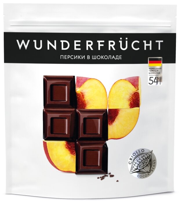 Персики WUNDERFRUCHT в шоколаде (фото modal 1)
