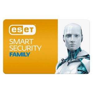 ESET NOD32 Smart Security Family - карта продления лицензии (3 устройства, 1 год) только лицензия (фото modal nav 1)