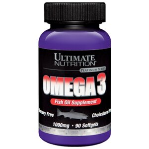 Омега жирные кислоты Ultimate Nutrition Omega 3 (90 капсул) (фото modal nav 1)