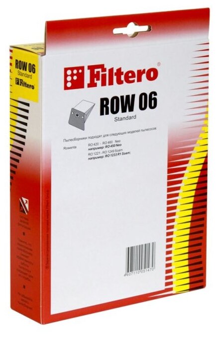 Filtero Мешки-пылесборники ROW 06 Standard (фото modal 2)