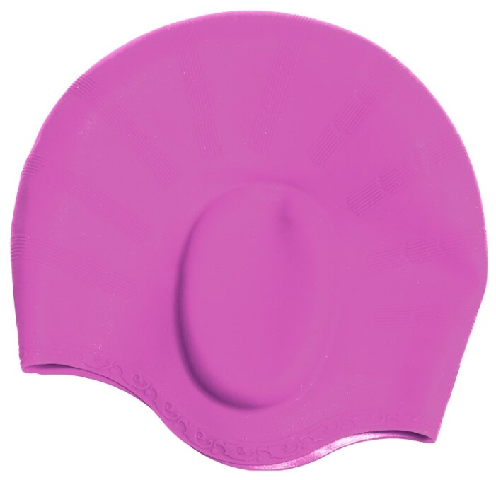 Шапочка для плавания BRADEX силиконовая с выемками для ушей (фото modal 1)