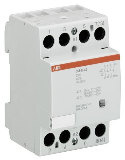 Модульный контактор ABB GHE3491102R0006 40А (фото modal 1)