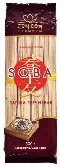 Лапша Sen Soy Японская кухня Soba гречневая 300 г (фото modal 2)
