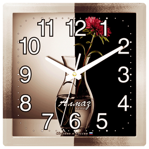 Часы настенные кварцевые Алмаз K04 (фото modal nav 1)