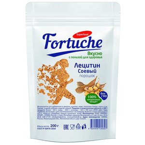 Fortuche Лецитин соевый, порошок, пластиковый пакет 200 г (фото modal nav 1)