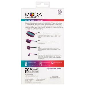 Набор кистей Royal & Langnickel Moda Prismatic 4pc Face Perfecting Kit, 4 шт. (фото modal nav 3)