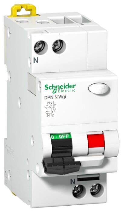 Дифференциальный автомат Schneider Electric DPN N VIGI 2П 30 мА C (фото modal 1)