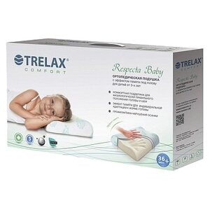 Подушка TRELAX ортопедическая для детей Respecta Baby П35 27 х 44 см (фото modal nav 3)