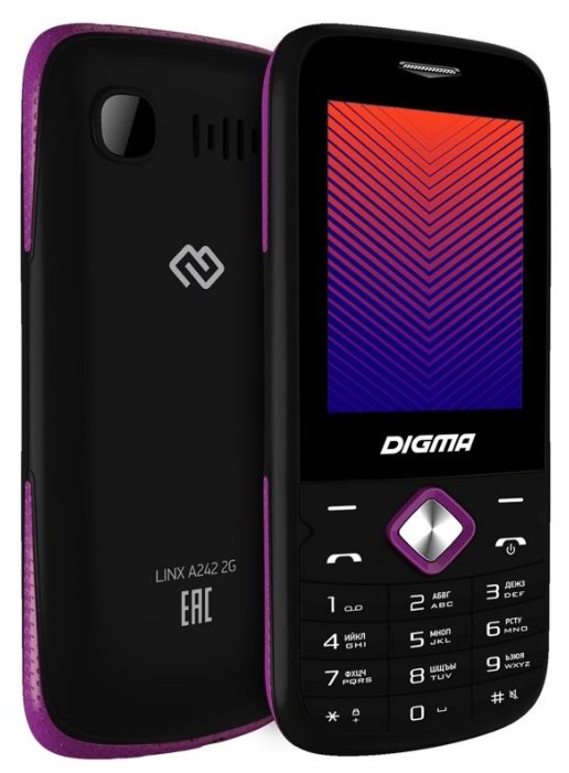 Телефон Digma LINX A242 2G (фото modal 3)