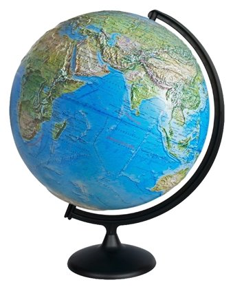 Глобус физико-политический Глобусный мир Двойная карта 420 мм (10356) (фото modal 1)