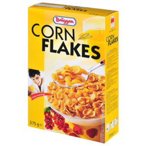 Готовый завтрак Bruggen Corn Flakes хлопья, коробка (фото modal nav 1)