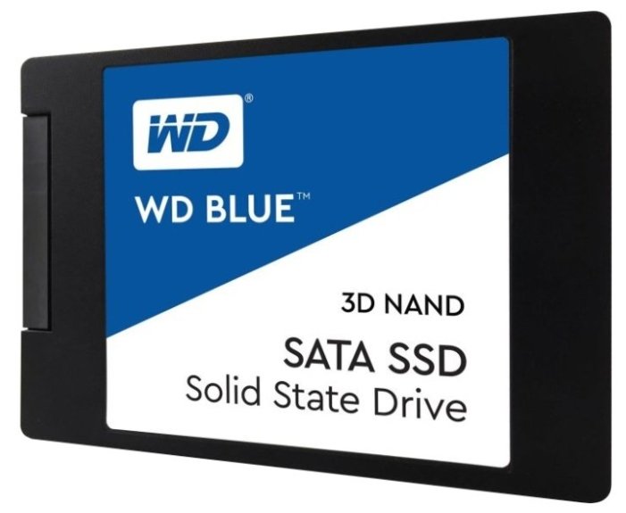 Твердотельный накопитель Western Digital WD BLUE 3D NAND SATA SSD 500 GB (WDS500G2B0A) (фото modal 1)