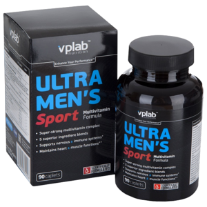 Минерально-витаминный комплекс VP Laboratory Ultra Men’s Sport (90 каплет) (фото modal nav 1)