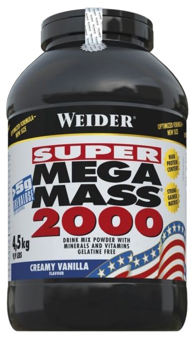 Гейнер Weider Mega Mass 2000 (4.5 кг) (фото modal 1)