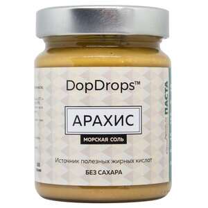 DopDrops Паста ореховая Арахис (морская соль) стекло (фото modal nav 1)