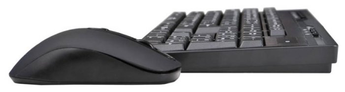 Клавиатура и мышь Oklick 280 M Black USB (фото modal 3)