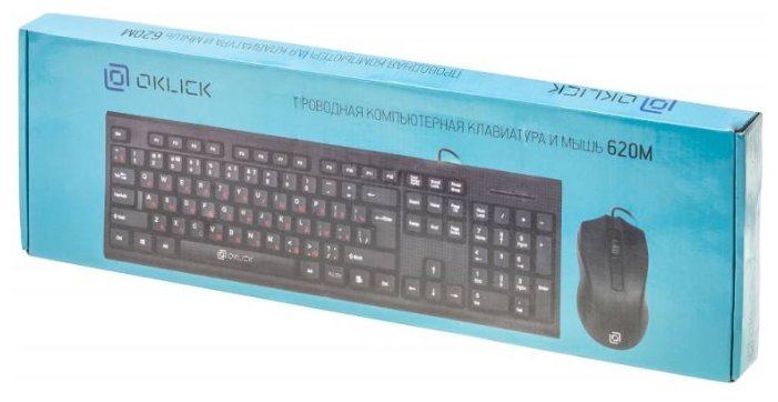 Клавиатура и мышь Oklick 620M Black USB (фото modal 7)