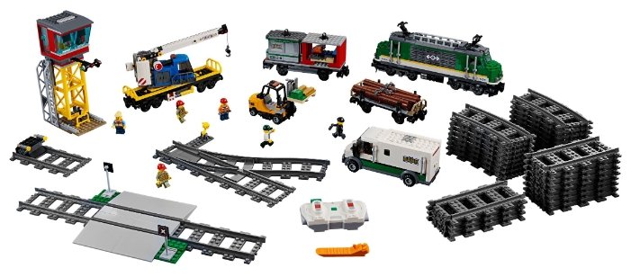 Электромеханический конструктор LEGO City 60198 Грузовой поезд (фото modal 3)