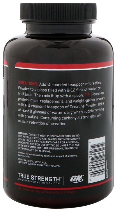 Креатин Optimum Nutrition Creatine Powder (150 г) (фото modal 3)
