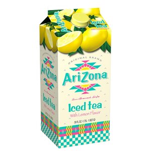 Чай AriZona Iced tea with Lemon Flavor, тетра-пак (фото modal nav 1)