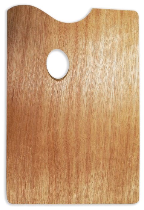 Палитра Малевичъ деревянная прямоугольная 20х30 (фото modal 1)