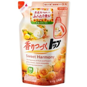 Жидкость для стирки Lion Top Sweet Harmony аромат цветов и апельсина (Япония) (фото modal nav 2)
