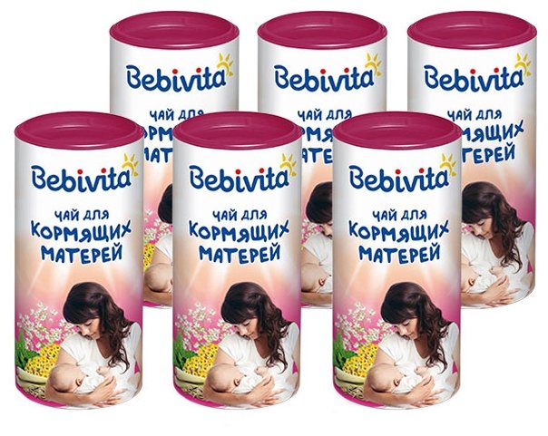 Чай для кормящих матерей Bebivita гранулированный 200 г, 6 шт. (фото modal 1)
