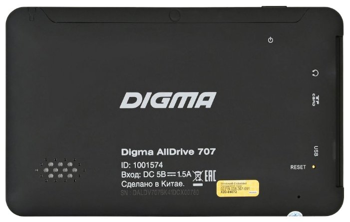 Навигатор Digma AllDrive 707 (фото modal 2)