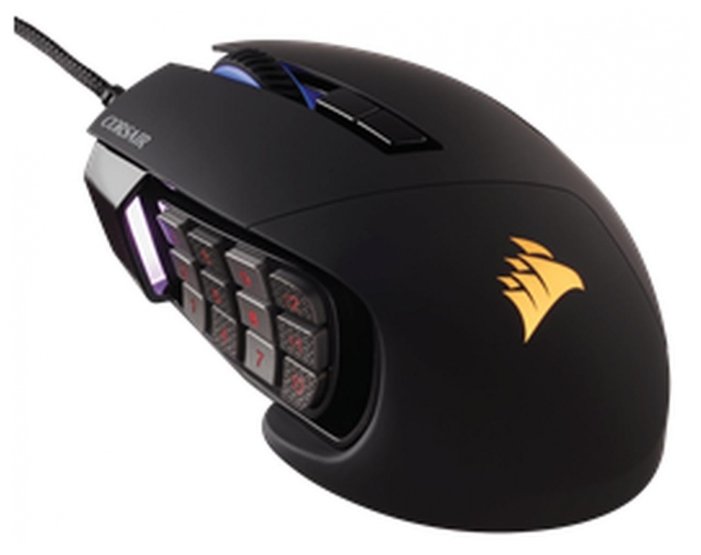 Мышь Corsair Scimitar PRO RGB Gaming Mouse Black USB (фото modal 1)