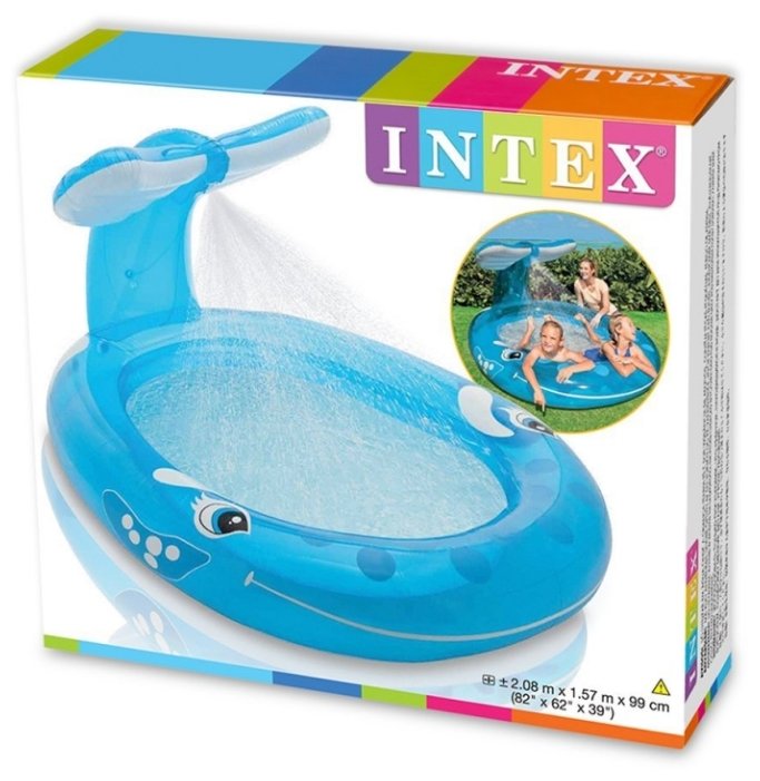 Детский бассейн Intex Whale Spray 57435 (фото modal 3)