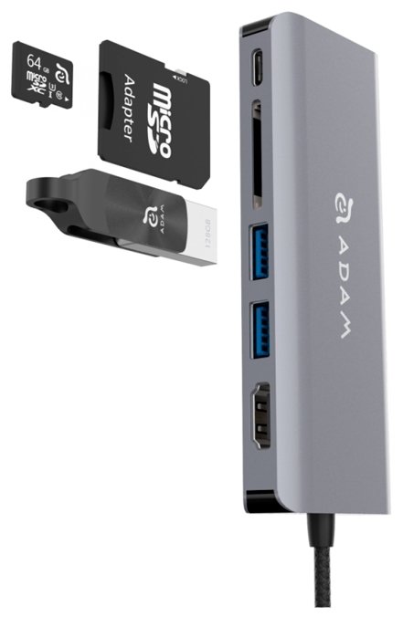 USB-концентратор Adam Elements CASA Hub A01 разъемов: 5 (фото modal 9)