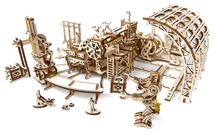 Сборная модель UGEARS Фабрика роботов, (фото modal 4)