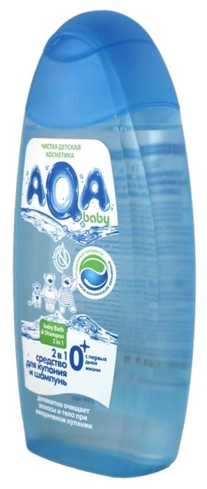 AQA baby Средство для купания и шампунь 2 в 1 (фото modal 3)