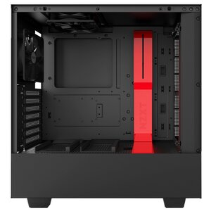 Компьютерный корпус NZXT H500 Black/red (фото modal nav 6)