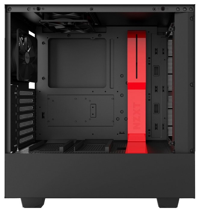 Компьютерный корпус NZXT H500 Black/red (фото modal 6)