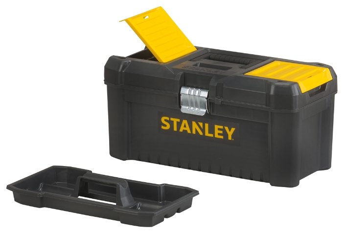 Ящик с органайзером STANLEY STST1-75518 Essential Toolbox Metal Latch 41 х 20 x 20 см 16'' (фото modal 2)