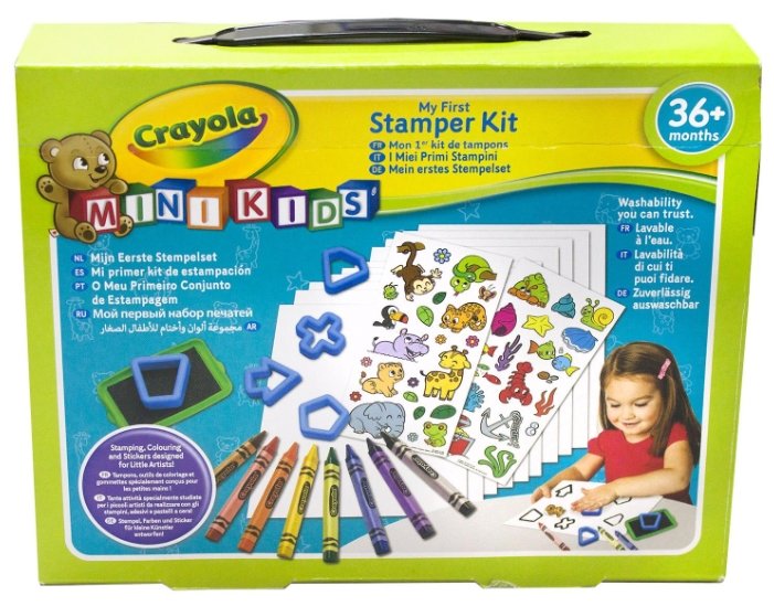 Crayola Mini Kids Мой первый набор печатей (81-1359) (фото modal 1)