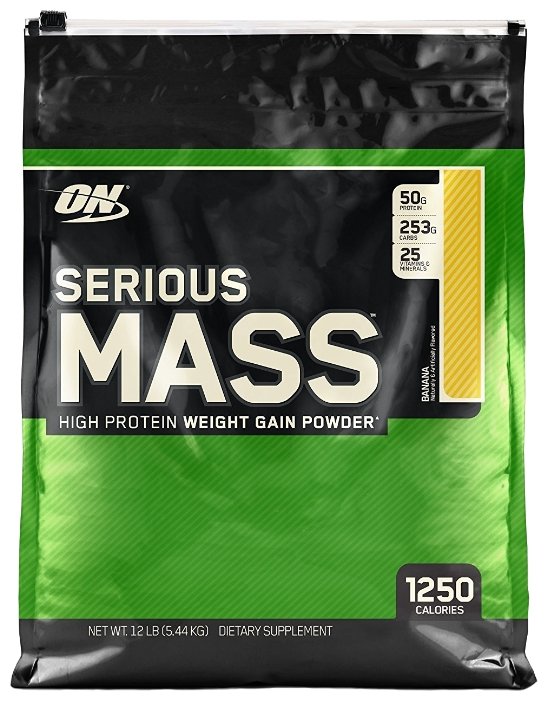 Гейнер Optimum Nutrition Serious Mass (5.44 кг) (фото modal 1)