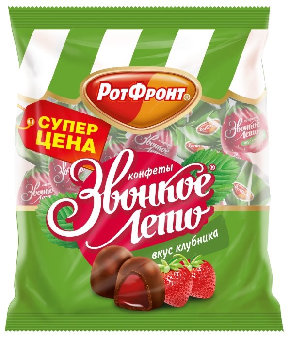 Конфеты Рот Фронт Звонкое лето вкус клубника, пакет (фото modal 1)