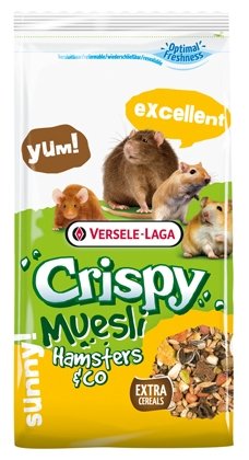 Корм для хомяков, крыс и мышей Versele-Laga Crispy Muesli Hamsters & Co (фото modal 1)