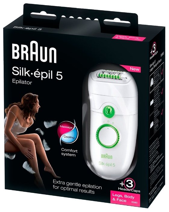 Эпилятор Braun 5580 Silk-epil 5 (фото modal 3)