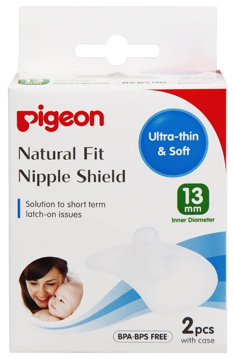 Защитная накладка Pigeon Natural Fit 2 шт (фото modal 1)